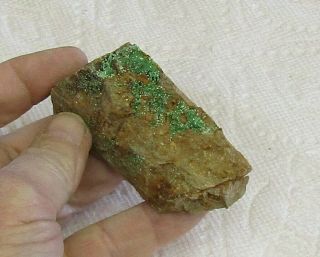 Mineral Specimen Of Torbernite (radioactive) From Sonora,  Mexico