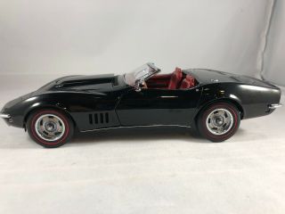 Danbury 1968 Corvette Convertible 40th Anniversary Le Black 1:24 Rare