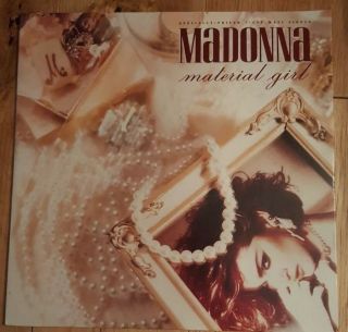 Madonna Rare Material Girl Usa 12 " Vinyl Single Record (maxi) 9203040 Sire 1985
