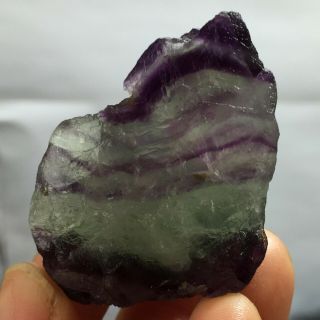 Rare Natural Cubic Green Fluorite Quartz Crystal Mineral Specimen Healing 49g