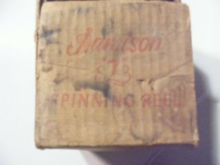 Rare Jamison 7 Spinning Reel/box