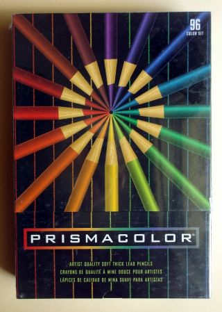 Prismacolor Artist Quality Soft - Thick Lead Pencils - 96 Color Set - Rare