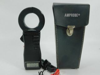 Amprobe Ac/dc1000 1000a Amp / 2000 Ohm Digital Clamp - On Meter W/ F2 Leather Case