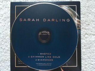 Sarah Darling - Wasted (CD Single,  2018) RARE DJ PROMO with EXCLUSIVE B - SIDE 3