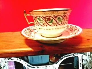 Rare Antique 18th Century Spode Early Patent Cup & Saucer A/f English China