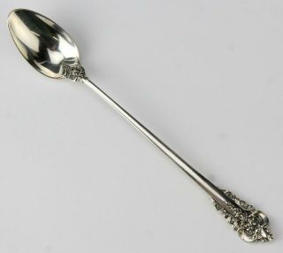 Signed Wallace Sterling Silver 925 Grande Baroque 1941 Iced Tea Spoon Nr 6