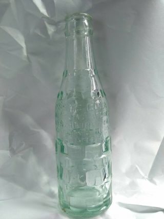 Rare Vintage Pepsi Cola Bottle Lynchburg Va Checkerboard C 1920 Glass