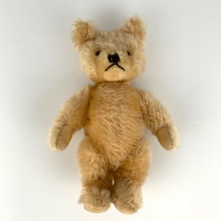 Vintage Steiff Soft Mohair Miniature Teddy Bear Doll Collectible Toy Nr