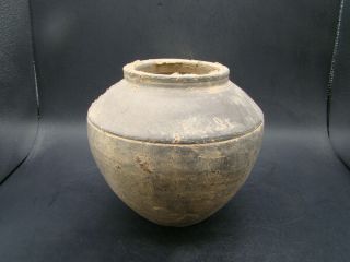 Chinese Han Dynasty (206bc - 220ad) Pottery Jar V6211