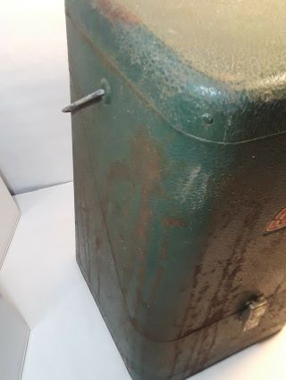 Vintage Coleman 220 236 237 252 Lantern Green Metal Carry Case 3