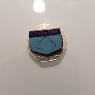 Goodwood Rare Enamel Lapel Badge