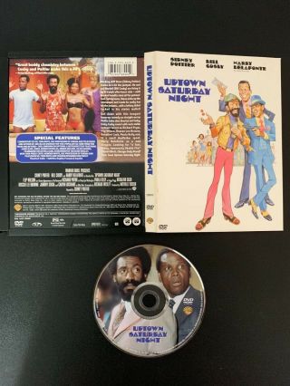 Uptown Saturday Night (snap Case Dvd) Rare Oop 70s Sidney Poitier Bill Cosby