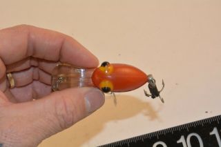 old early fred arbogast big eye crank bait colors ohio made 2 C 3
