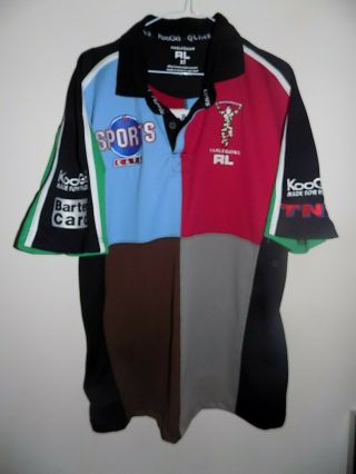 Rare Harlequins Rugby League Shirt By Kooga Size Xl