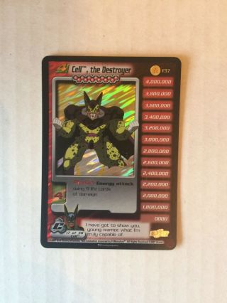 Dragon Ball Z/gt Ccg Cell Saga 137 Cell,  The Destroyer Lv4 Foil Uncommon