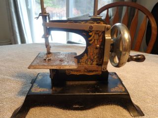 Antique Miniature Toy Childs Sewing Machine Germany?