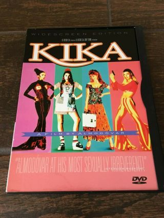 Rare Kika A Film By Almodovar Widescreen Edition Dvd Oop