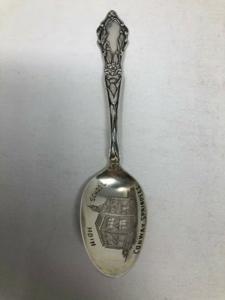 Ssmc Sterling Silver Souvenir Spoon High School Conway Springs Kansas
