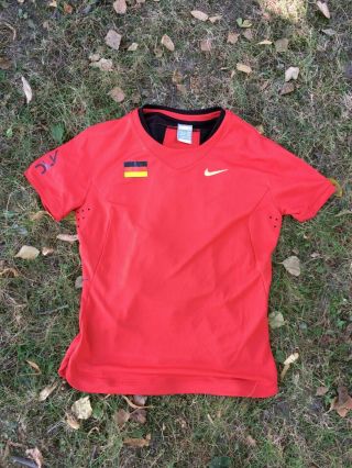Nike Dlv Dosb Women Ger Germany Athletics Speed L Jersey Rare Version