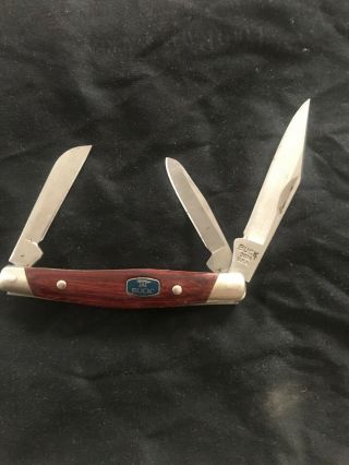 Vintage Buck 303 Rosewood Cadet,  Three Blade Pocket Knife.  Chuck Buck Rare