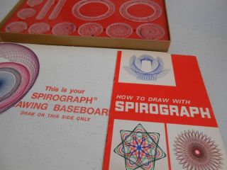 VINTAGE 1967 KENNER’S SPIROGRAPH (CIRCLE PATTERN ART DESIGN) KIT 401 RARE 2