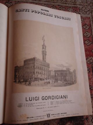 60 Rare Antique Sheet Music Scores 1839 - 1858 Luigi Gordigiani Italy Opera 200p