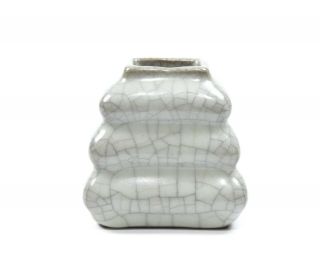 A Rare Chinese " Guan - Type " Porcelain Brush Pot