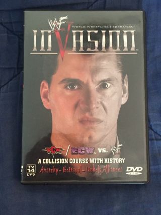 Wwe/wwf Invasion 2001 Dvd (rare)
