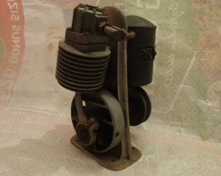 Early Antique 1935 Patent Air Compressor Piston Pump Hit & Miss Era Compact