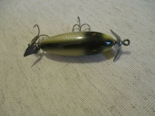 Shure Strike Two Hook Glass Eyed Minnow in Yellow Scale Pattern 2