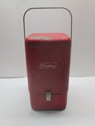 Vintage Coleman Lantern Model 288J100 with metal carrying case 3