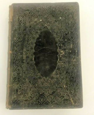 American Tract Society Antique leather bound Bible 1861 2