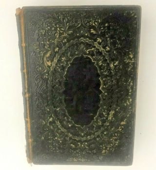 American Tract Society Antique leather bound Bible 1861 3