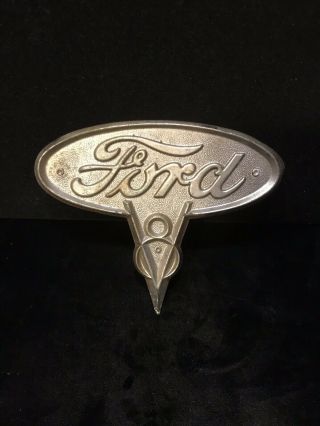 Antique 1935 / 1936 Ford Truck Hood Side Emblem