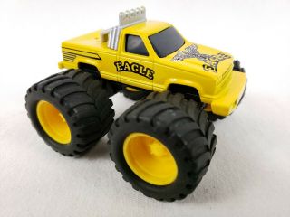 Racing Champions Eagle Monster Truck - 1991 Vintage Rare - Yellow Paint Die Cast