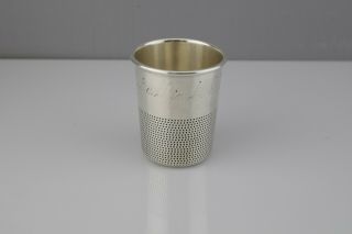 Vintage Towle Sterling Silver “just A Thimbleful” Jigger Shot Glass 30.  9 Grams