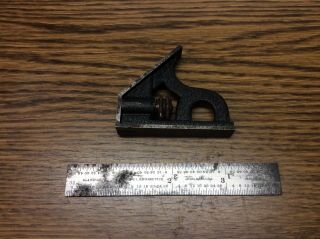 Antique Vintage Ls Starrett Square Hardened No 4 Usa Inspection Tool 4 Inch
