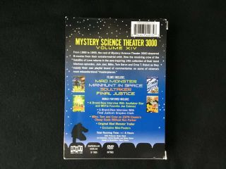 Mystery Science Theater 3000 - Vol XIV - MST3K DVD Set RARE 3