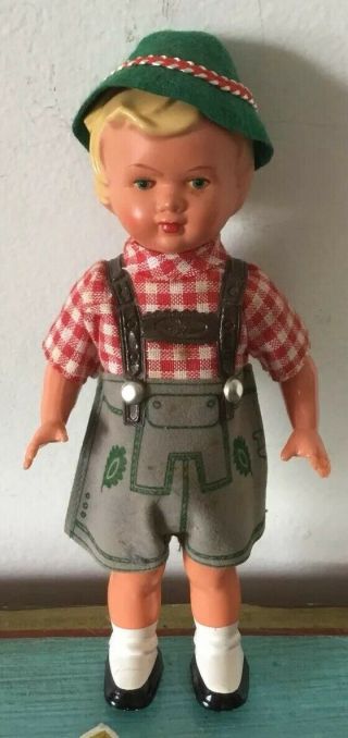Fantastic Vintage/antique Celluloid & Hard Plastic German Boy Doll