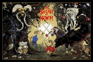 Mark Lone " The Secret Of Nimh " Artist Proof Poster Print Don Bluth Disney Rare