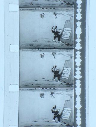 16mm Sound B/W cartoon Happy Hobos Tom&Jerry RKO Rare 400” 1933 3