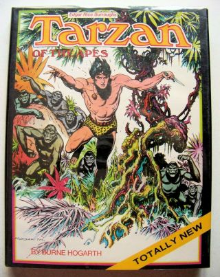 Rare 1972 Signed 1st Ed.  Tarzan Of The Apes By Illustrator Burne Hogarth W/dj