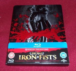 The Man With The Iron Fists Rare Uk Import Blu Ray Steelbook Russell Crowe,  Rza