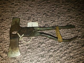 Antique German Combination Multi Tool Pliers Axe Hammer Germany Vintage 3