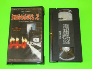Demons 2 Vhs Tape Rare Horror