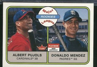 2001 Fleer Albert Pujols/donaldo Mendez Rc/rookie 328/1500 Cardinals Rare