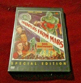 Invaders From Mars Rare Oop Dvd 50th Anniversary Special Edition Helena Carter