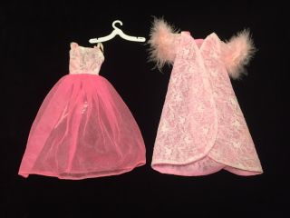 Vintage Barbie Clothes 1694 Pink Moonbeams Tlc Hot Pink Version Pretty