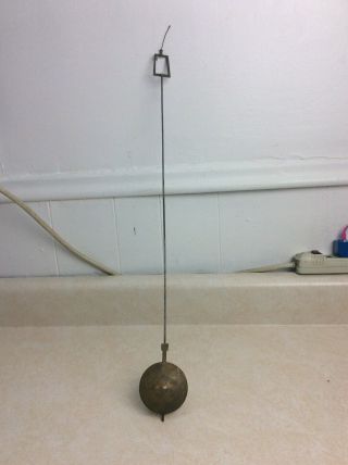 Antique Banjo Weight Driven Wall Clock Pendulum