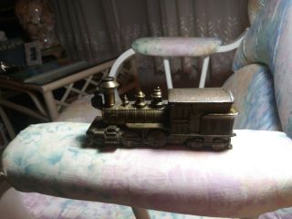 Vintage Rare Metal (brass?) Train Engine Table Lighter Windsor 4.  5 " X 2 "